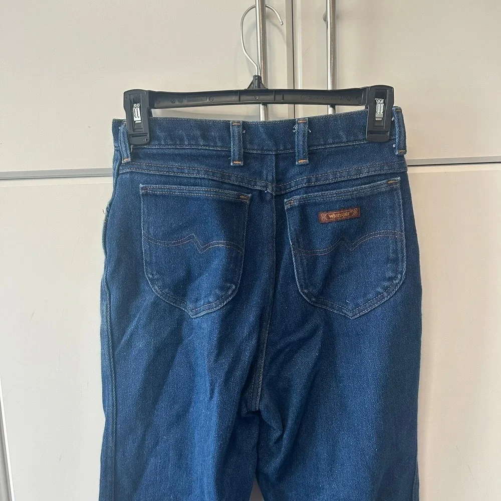 Wrangler Vintage Misses Regular Fit High Rise Straight Leg Jeans Blue MR920NA 10